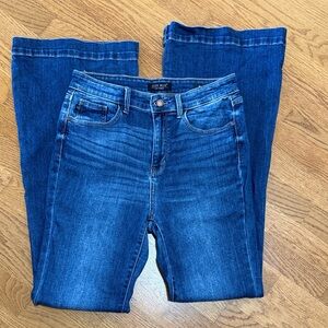 Judy Blue Women's Flare Jeans - Medium Blue